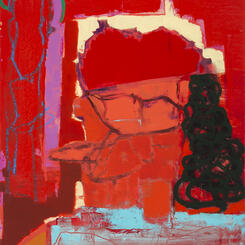 With Tangled Hair 2015 Oil On Panel 24"x18"