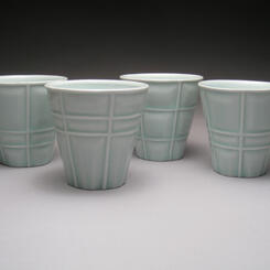 set of juice cups