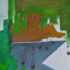 Key Deer at the Big Pine Cabin