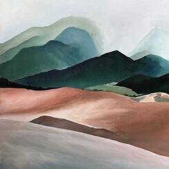 Great Sand Dunes in the Rain 