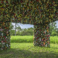 Oval Library Topiary Folly