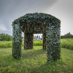 Oval Library Topiary Folly 