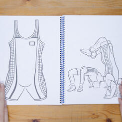 The Wrestling Coloring Book