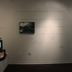 An Incomplete History - wall text