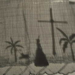 Still from the performative installation Piña