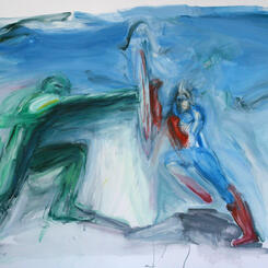 Battle for America (Capt America v. Hulk)