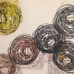 Wrapped Twine, Monprint