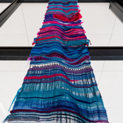 Variable Installation View of blue: ancestral healing