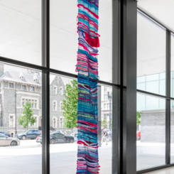 Variable Installation View of blue: ancestral healing