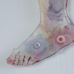 Detail of the back layer of Respite