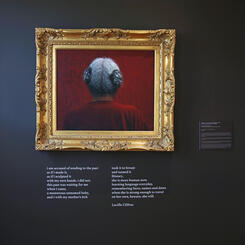 Grandma / i am accused of tending to the past. Portrait of my Grandmother with poem by Lucille Clifton