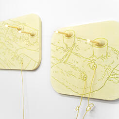 Ode to Ivory I & II (detail)