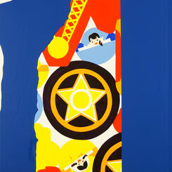 Dip and Drip Painting Series in International Klein Blue #10