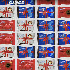 Chocopie Package Design by the artist LOVE, PEACE, SHARE, EAT, UNITE