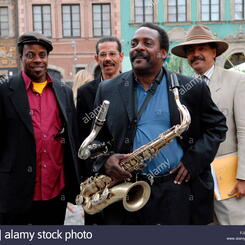 l-r-Lafayette Gilchrist, Mark Johnson, David Murray and Jaribu Shahid