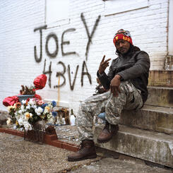 James Peterkin at his Joey Boyd Memorial