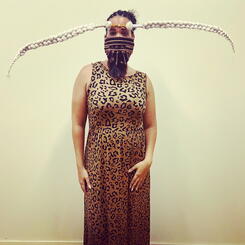 Eyebrows & face mask beard