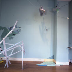 room made of taken-away (nesting studies)