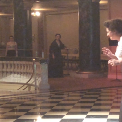 Lola Montez' aria Art Institute Ballroom (Chicago) rehearsal 