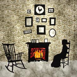 The Widow Jones in her home