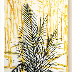 noting north and south,  2016, oil on panel, 11 x 14 inches