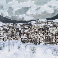 just a crack in the crust, marking time and change