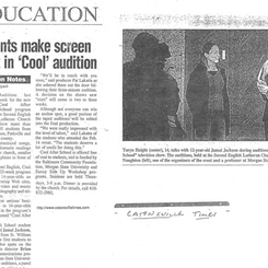 Cool After School Article in Catonsville Times