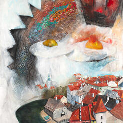 Flying Dream Over Český Krumlov