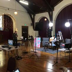 Sound checking for the Great Baltimore Telethon