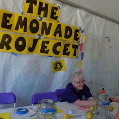 The Lemonade Project at The Three Rivers Arts Festival, SPROUT FUND tent, Pittsburgh, PA