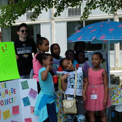 The Refugee Youth Project take the Lemonade Project to Towson University