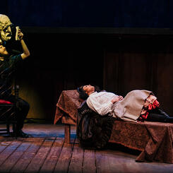 Freud and D.H. on the couch