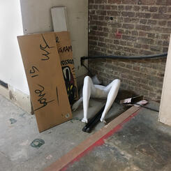 Rum Factory Studios, Wapping. London, UK. 2018