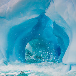 Ice Cave and Splash