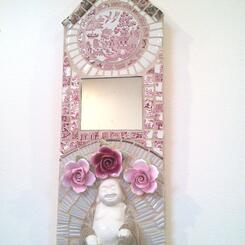 Pink Buddha with Roses