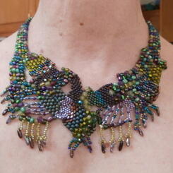 Freeform Peyote Necklace