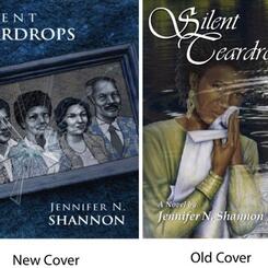 Silent Teardrops book covers - Old & New