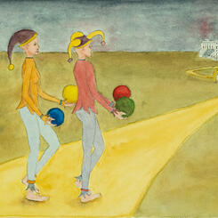 Jesters Waiting for the Way to Open