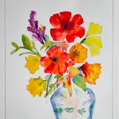 Red Poppies with Others