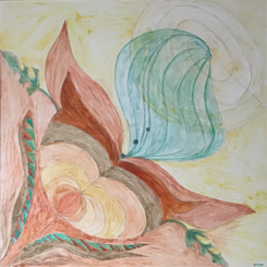 Cosmic female flower