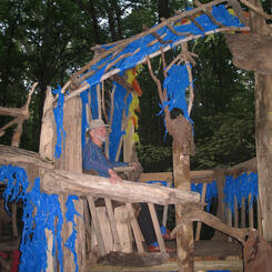 Forest House: The upper platform