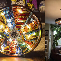 Shagadelic Chandelier #2 (Installed)