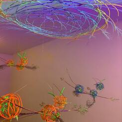 Detail of firefly angel.