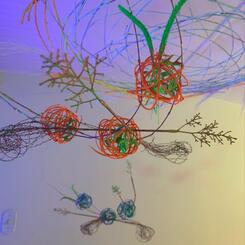 Detail of firefly angel.