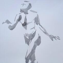 Gestural figure study: Dancer (I)