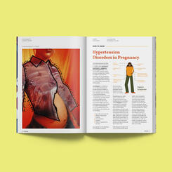 Spread from Womanly Magazine Issue No. 4: Black Maternal Health