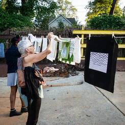 Pop Up Installation at CreativeMornings Charlotte