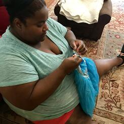 Laundry Day in my Family Room