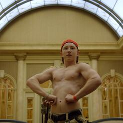 Jake flexes in Las Vegas