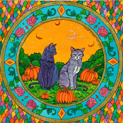 Pumpkin Patch Cats 